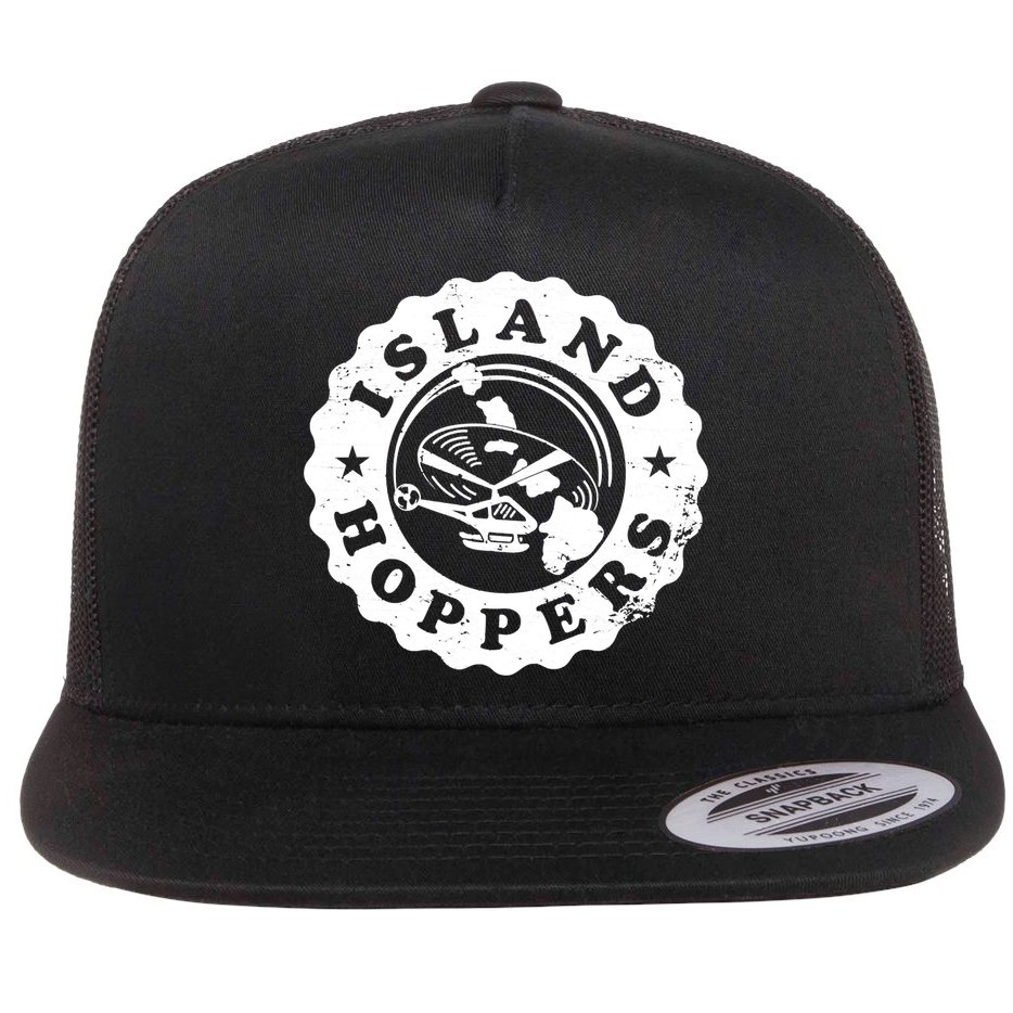 Island Hoppers Logo Flat Bill Trucker Hat