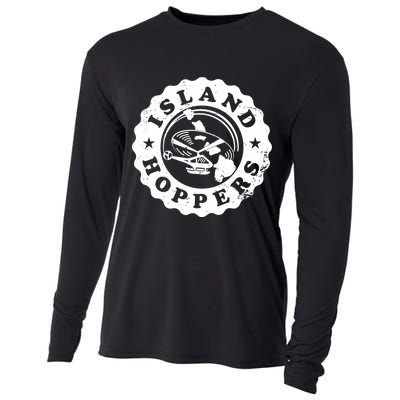 Island Hoppers Logo Cooling Performance Long Sleeve Crew
