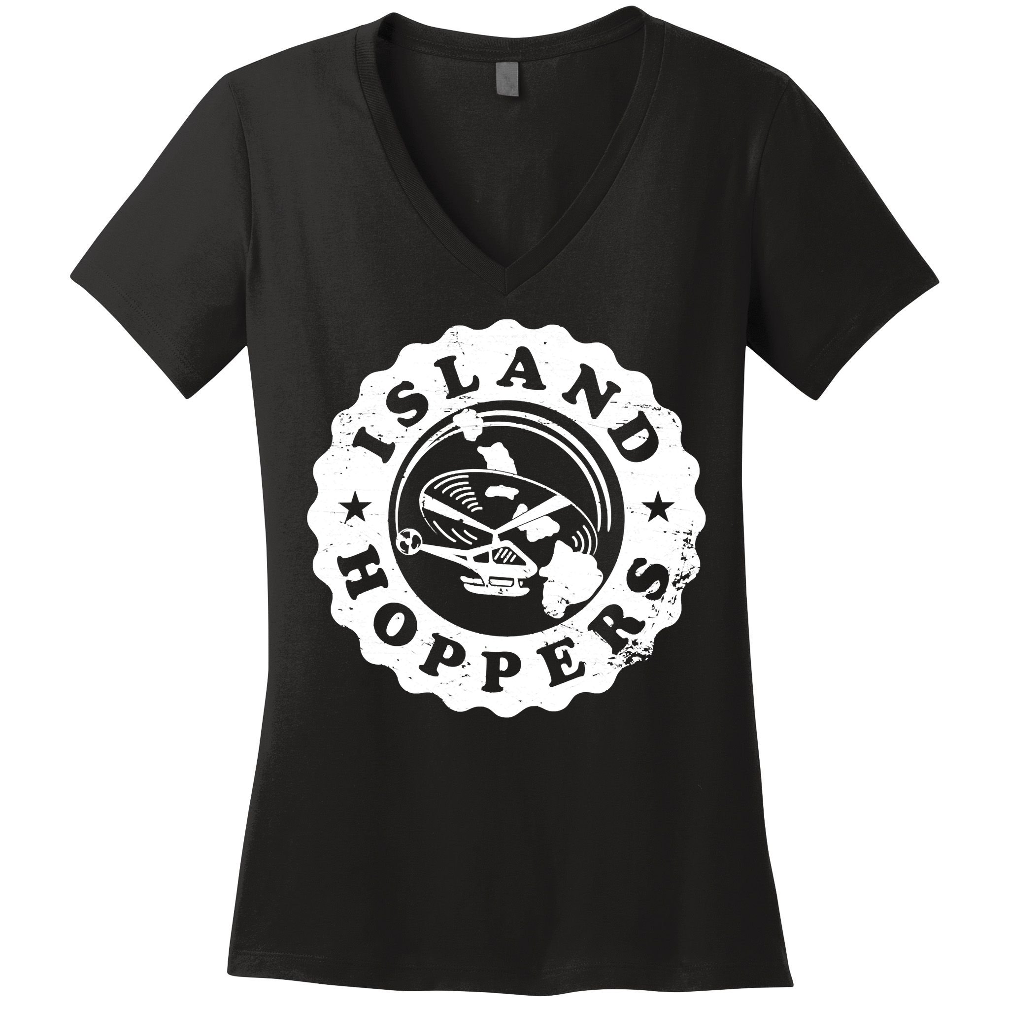 Island Hoppers Logo Women's V-Neck T-Shirt