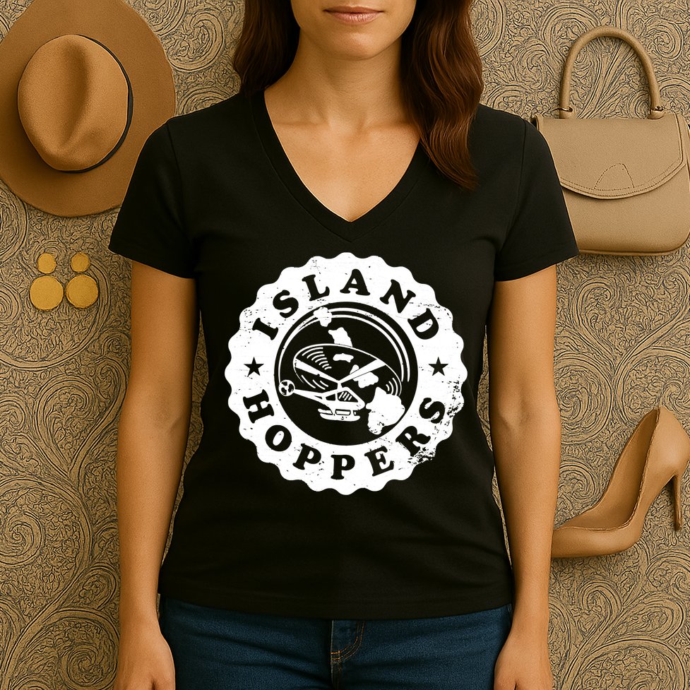 Island Hoppers Logo Women's V-Neck T-Shirt