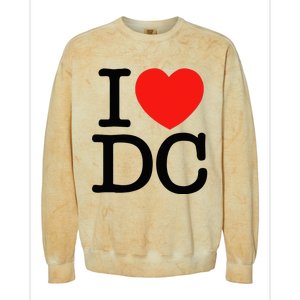 I Heart Love Washington Wa Dc Colorblast Crewneck Sweatshirt