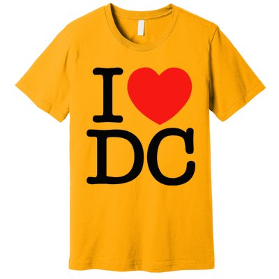 I Heart Love Washington Wa Dc Premium T-Shirt