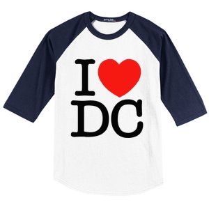 I Heart Love Washington Wa Dc Baseball Sleeve Shirt