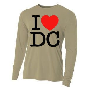 I Heart Love Washington Wa Dc Cooling Performance Long Sleeve Crew