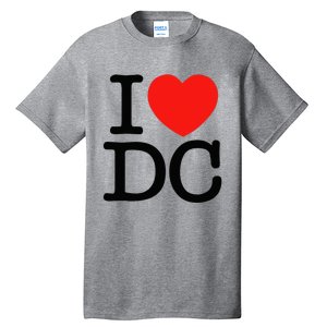 I Heart Love Washington Wa Dc Tall T-Shirt