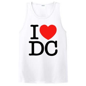 I Heart Love Washington Wa Dc PosiCharge Competitor Tank