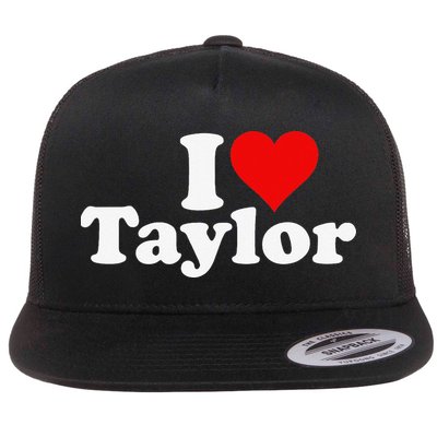 I HEART LOVE TAYLOR Flatbill Hat