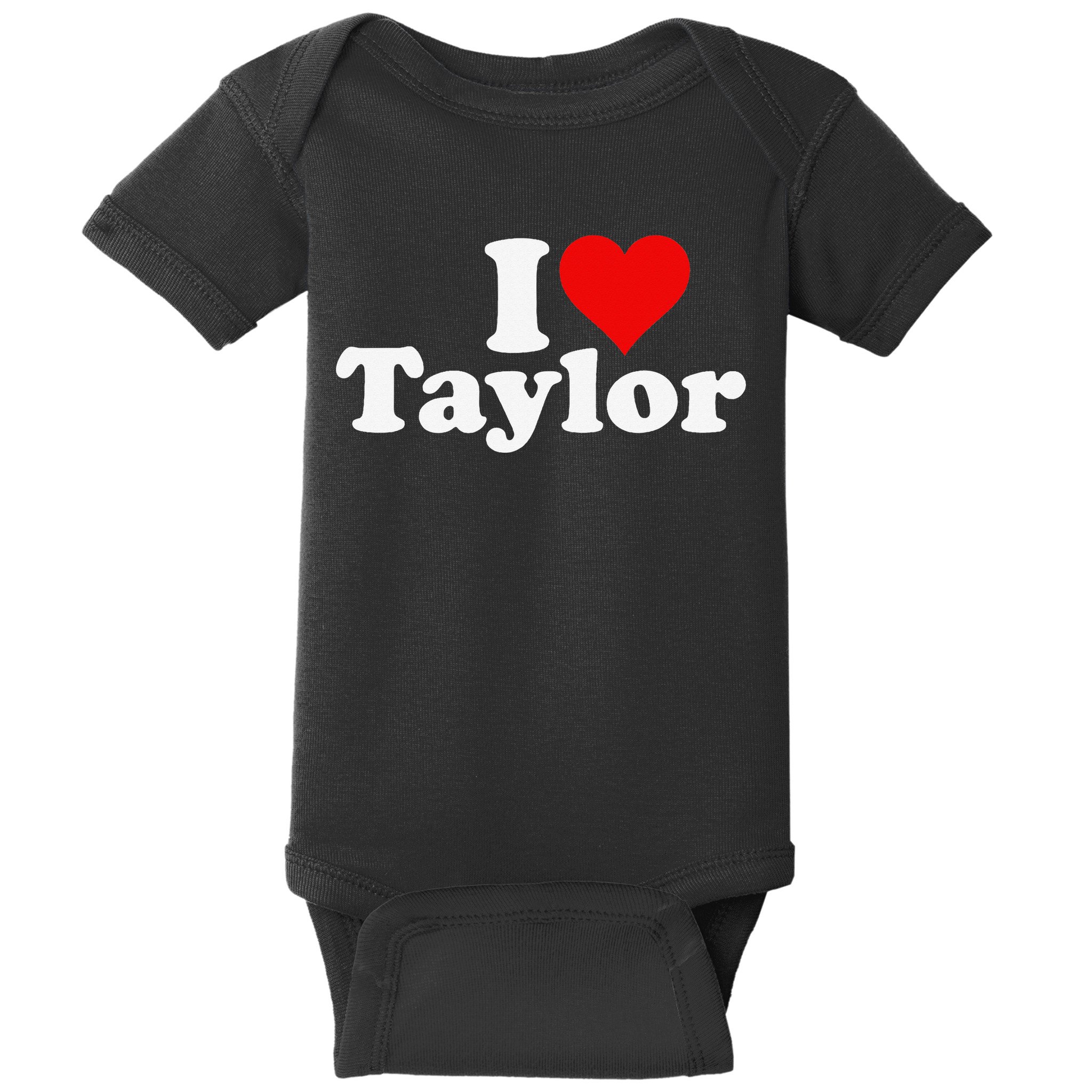 I HEART LOVE TAYLOR Baby Bodysuit