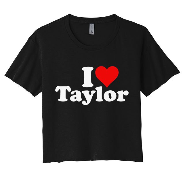 I HEART LOVE TAYLOR Crop Top