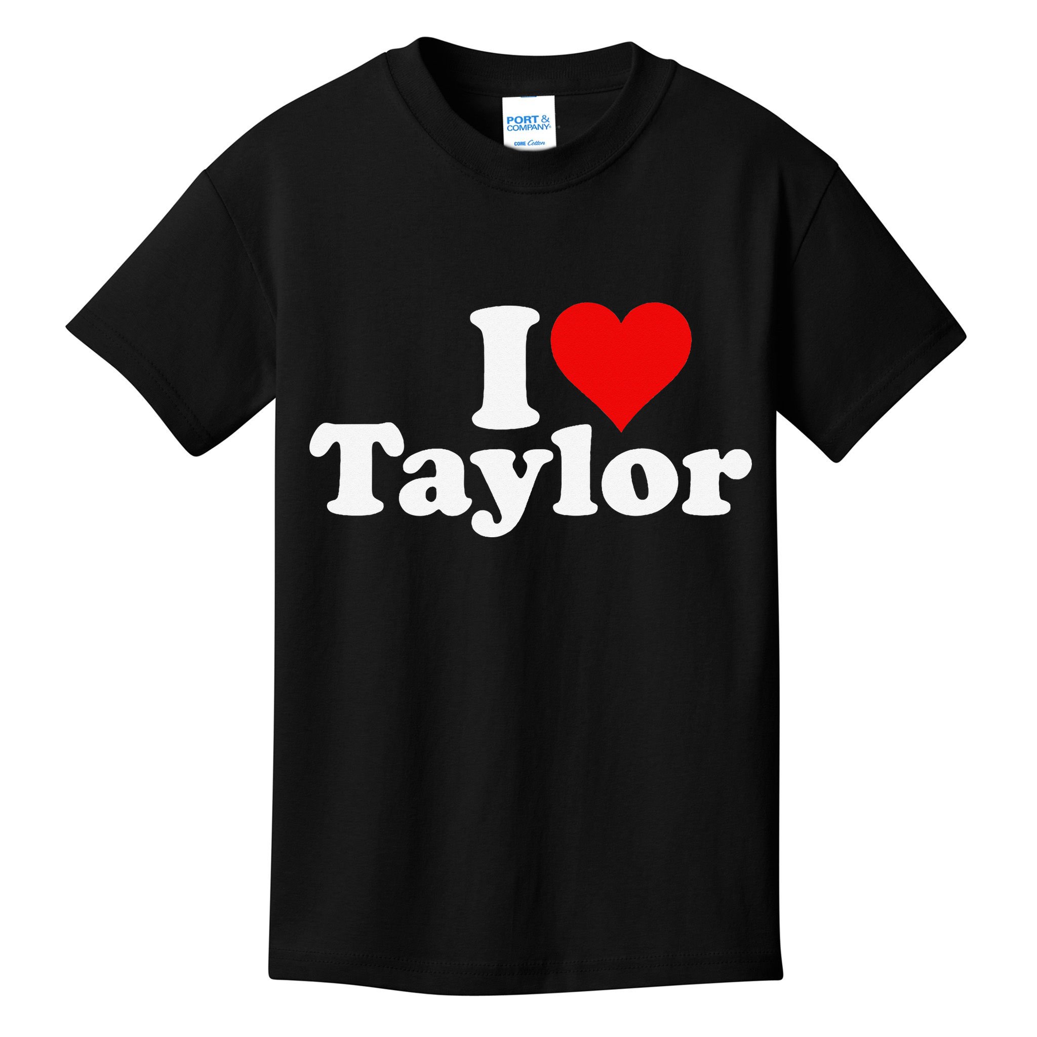 I HEART LOVE TAYLOR Kids T-Shirt