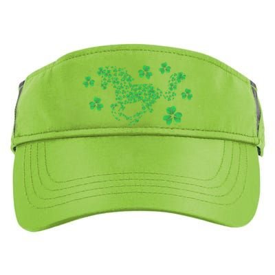 Irish Horse Lover Horseback Riding Equestrian Rider Shamrock Meaningful Gift Adult Drive Performance Visor