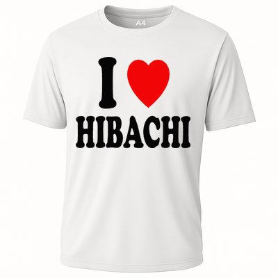 I Heart (Love) Hibachi Japanese Grilling Griddle Restaurant Performance Shirt