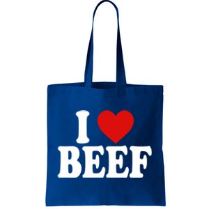 I Heart Love Beef Great Gift Tote Bag