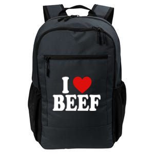 I Heart Love Beef Great Gift Daily Commute Backpack