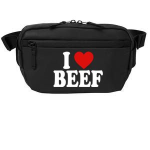 I Heart Love Beef Great Gift Crossbody Pack