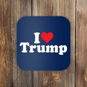 I Heart Love Donald Trump 45 Coaster