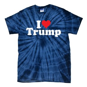 I Heart Love Donald Trump 45 Tie-Dye T-Shirt