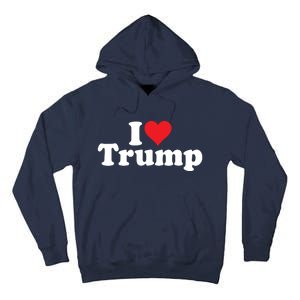 I Heart Love Donald Trump 45 Tall Hoodie