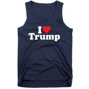 I Heart Love Donald Trump 45 Tank Top