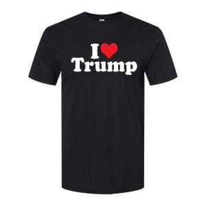 I Heart Love Donald Trump 45 Softstyle CVC T-Shirt