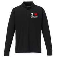 I Heart Love Compound Interest Financial Literacy Campaign Performance Long Sleeve Polo