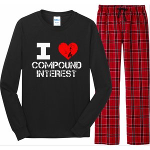 I Heart Love Compound Interest Financial Literacy Campaign Long Sleeve Pajama Set