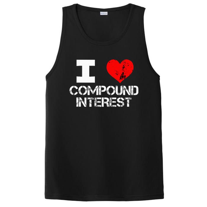 I Heart Love Compound Interest Financial Literacy Campaign PosiCharge Competitor Tank