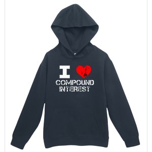 I Heart Love Compound Interest Financial Literacy Campaign Urban Pullover Hoodie