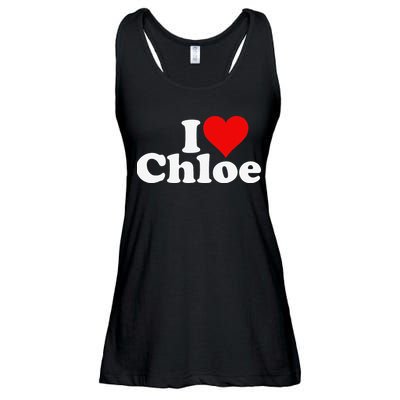 I HEART LOVE CHLOE Ladies Essential Flowy Tank