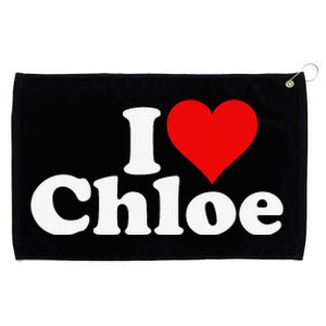 I HEART LOVE CHLOE Grommeted Golf Towel