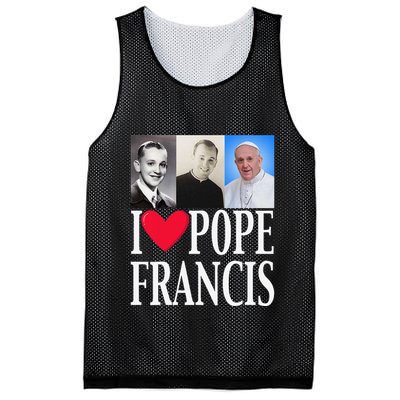 I Heart Love Pope Francis Is Dope Prays Catholic Prayers .Png Mesh Reversible Basketball Jersey Tank
