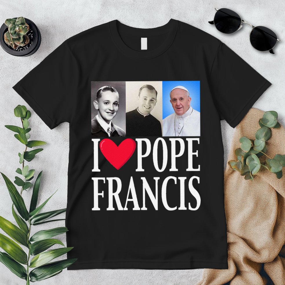 I Heart Love Pope Francis Is Dope Prays Catholic Prayers .Png Premium T-Shirt