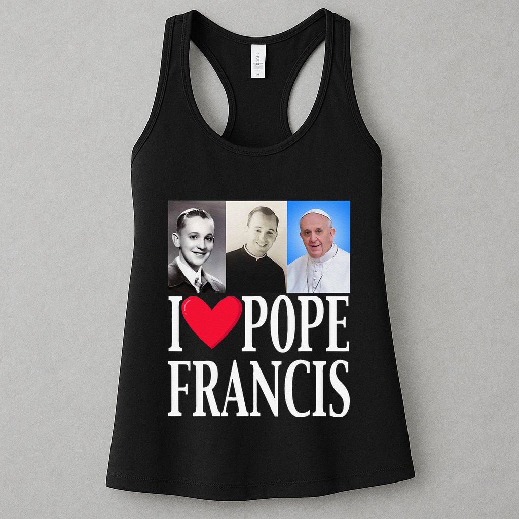 I Heart Love Pope Francis Is Dope Prays Catholic Prayers .Png Womens Tank Top