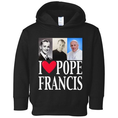 I Heart Love Pope Francis Is Dope Prays Catholic Prayers .Png Toddler Hoodie