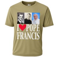 I Heart Love Pope Francis Is Dope Prays Catholic Prayers .Png Cooling Performance Crew T-Shirt
