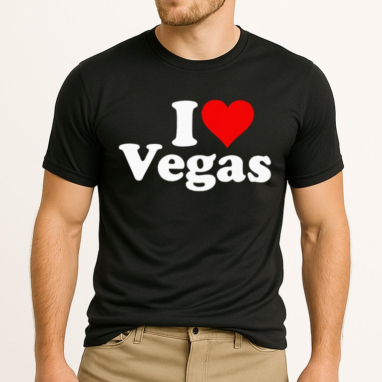 I Heart Love Las Vegas Nevada Cooling Performance Crew T-Shirt