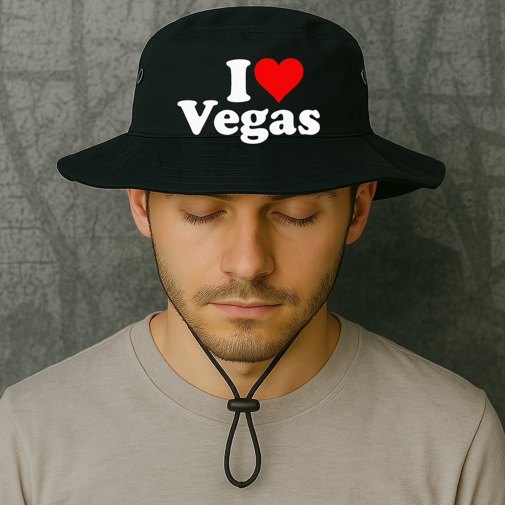 I Heart Love Las Vegas Nevada Bucket Hat