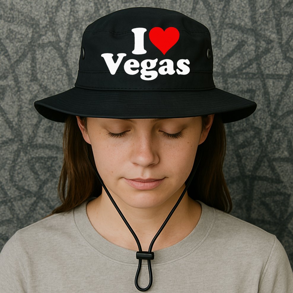 I Heart Love Las Vegas Nevada Bucket Hat