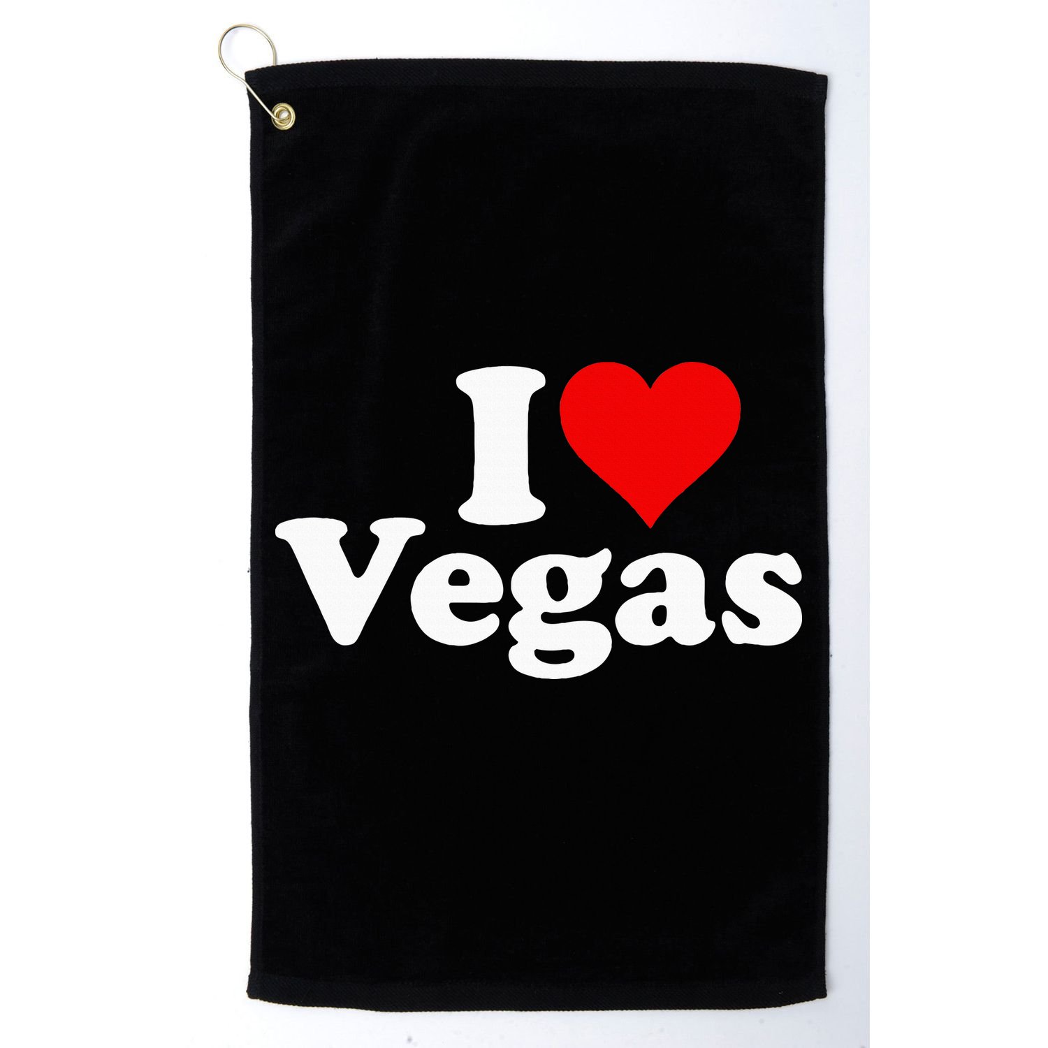 I Heart Love Las Vegas Nevada Golf Towel