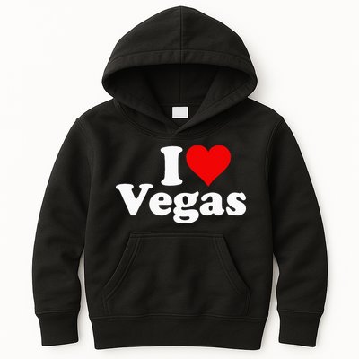 I Heart Love Las Vegas Nevada Kids Hoodie