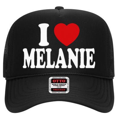 I Heart Love Melanie High Crown Mesh Back Trucker Hat