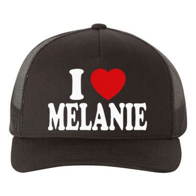 I Heart Love Melanie Yupoong Adult 5-Panel Trucker Hat