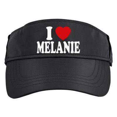 I Heart Love Melanie Adult Drive Performance Visor