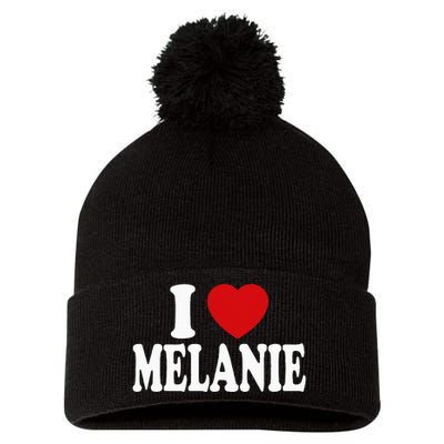 I Heart Love Melanie Pom Pom 12in Knit Beanie