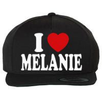 I Heart Love Melanie Wool Snapback Cap