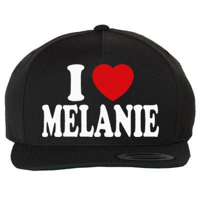 I Heart Love Melanie Wool Snapback Cap