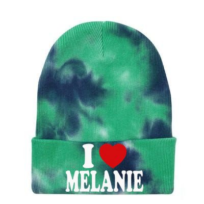 I Heart Love Melanie Tie Dye 12in Knit Beanie