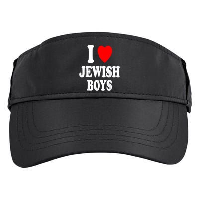 I Heart (Love) Jewish Boy_S Hebrew Israel Attraction Adult Drive Performance Visor