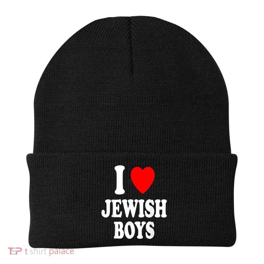 I Heart (Love) Jewish Boy_S Hebrew Israel Attraction Beanie