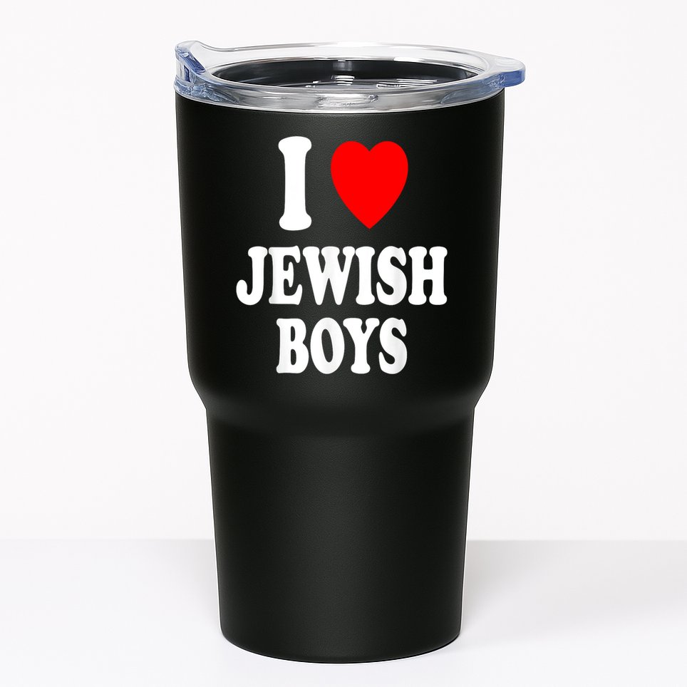 I Heart (Love) Jewish Boy_S Hebrew Israel Attraction Tumbler